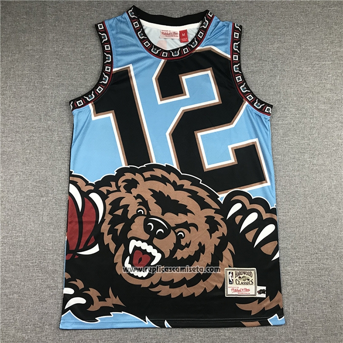Camiseta Memphis Grizzlies Ja Morant #12 Mitchell & Ness Big Face Verde